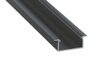 Profile LUMINES type Gemi black anodized 3 m